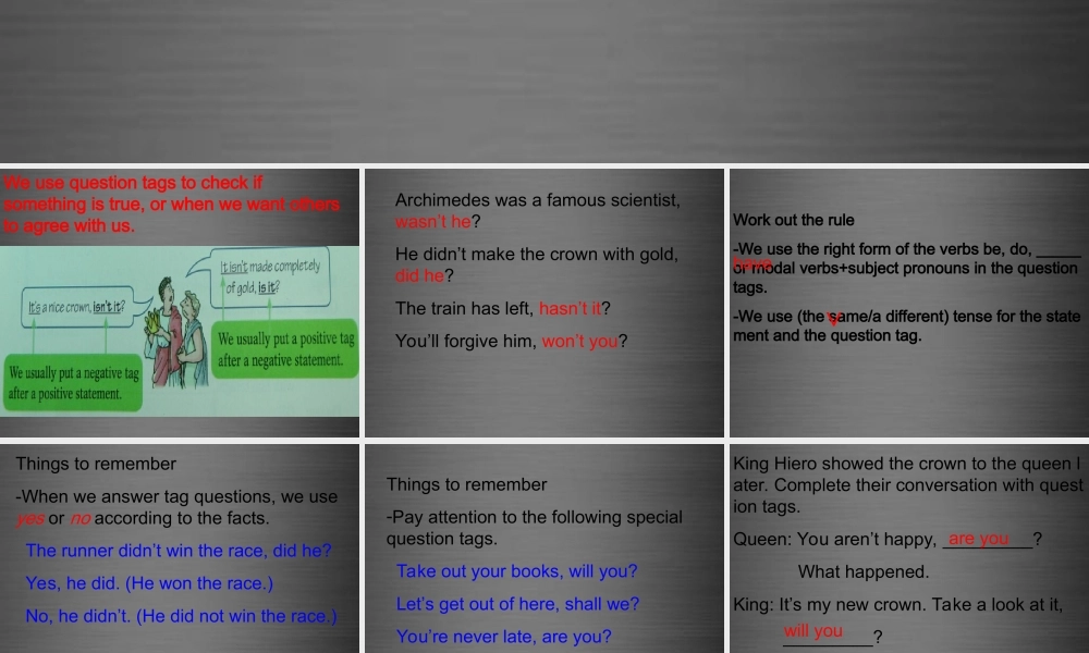 九年级英语上册 Module 1 Unit 1 Wise men in history Grammar课件 .ppt