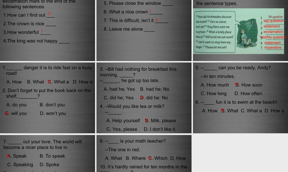 九年级英语上册 Module 1 Unit 1 Wise men in history Grammar课件 .ppt