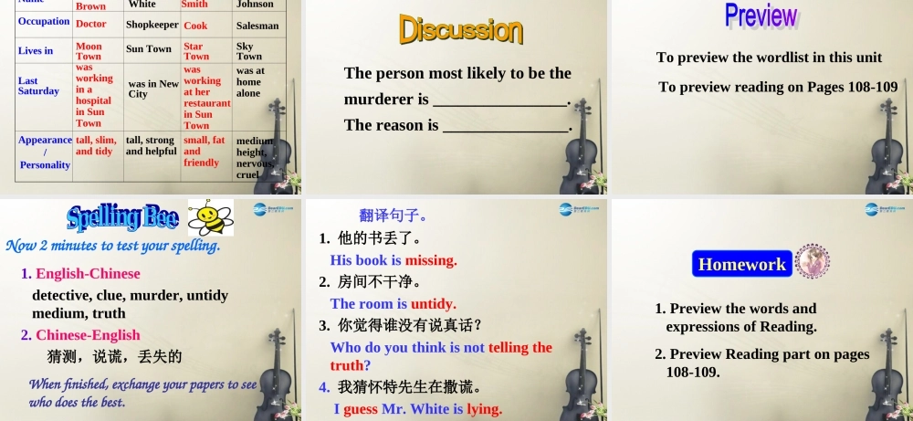 九年级英语上 册九年级英语上册 Unit 8 Detective stories Welcome to the unit课件 .ppt