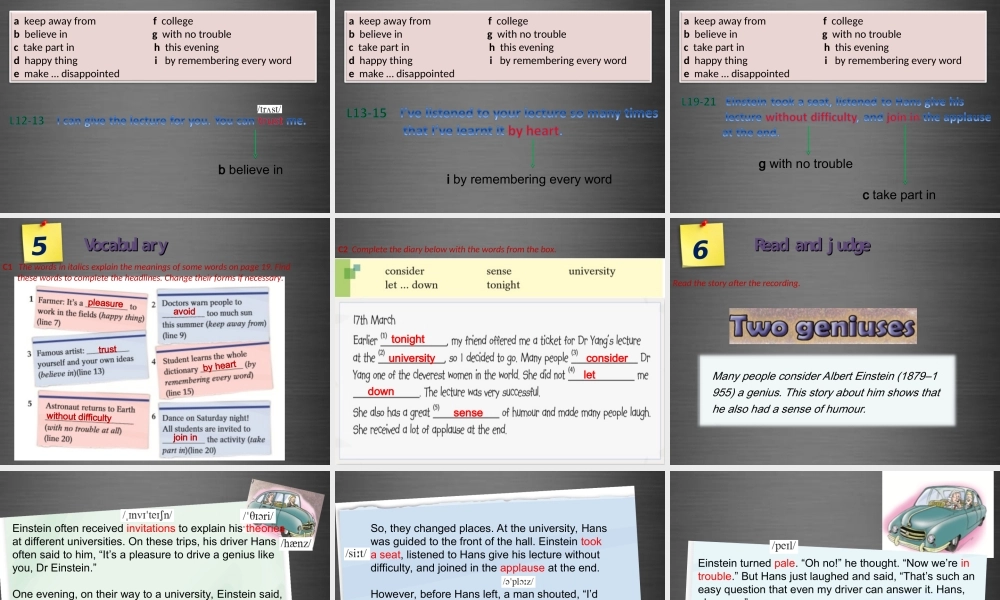 九年级英语上册 Module 1 Unit 2 Great minds Period 1课件 .ppt