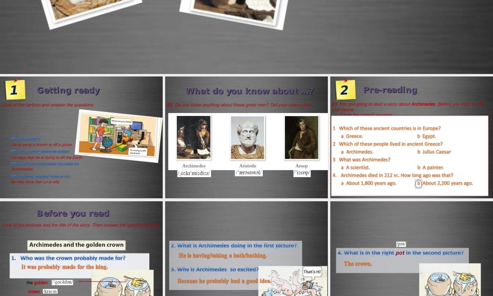 九年级英语上册 Module 1 Unit 1 Wise men in history Period 1 reading 1课件 .ppt