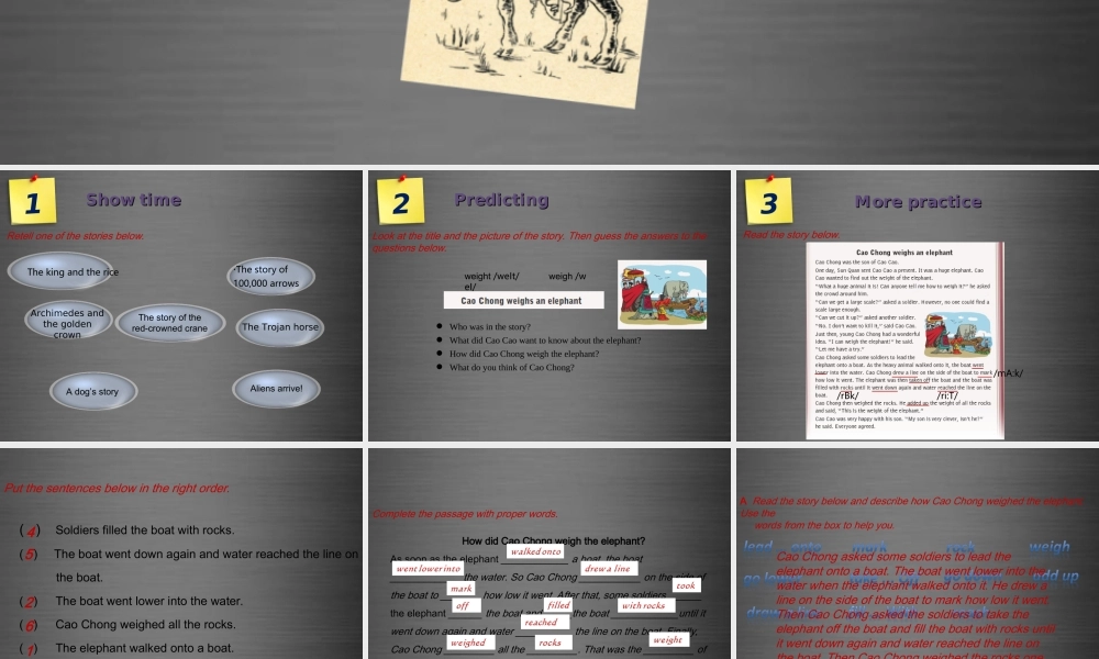 九年级英语上册 Module 1 Unit 1 Wise men in history Period 4 More practice课件 .ppt