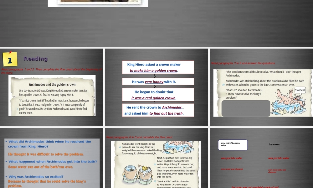 九年级英语上册 Module 1 Unit 1 Wise men in history Period 2 reading 2课件 .ppt