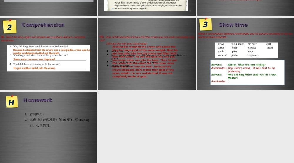 九年级英语上册 Module 1 Unit 1 Wise men in history Period 2 reading 2课件 .ppt