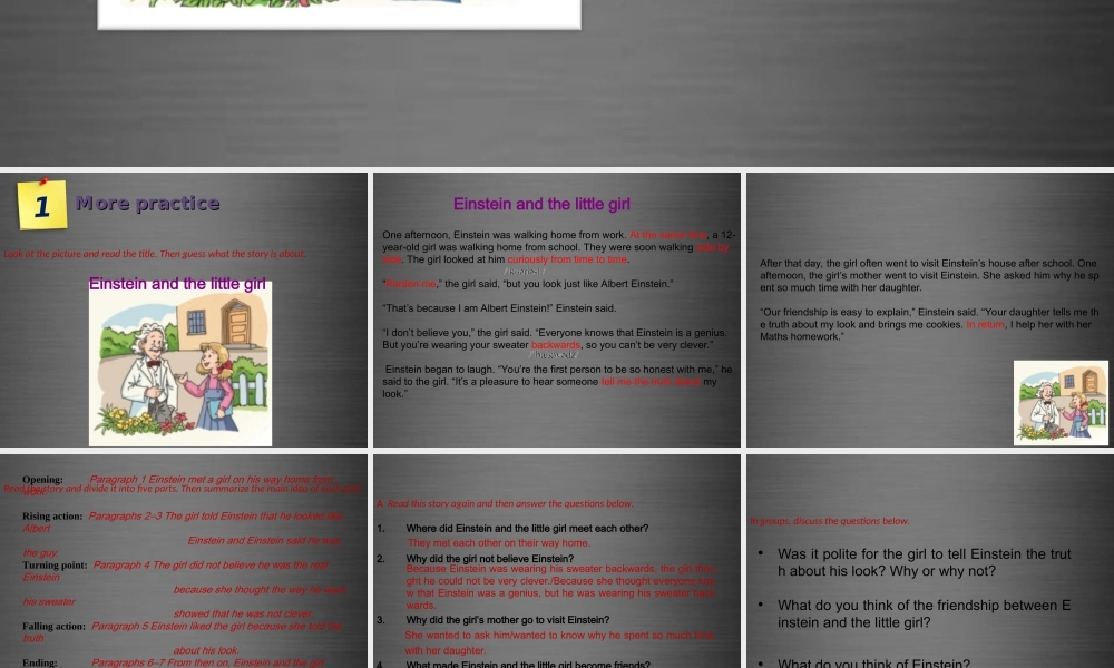 九年级英语上册 Module 1 Unit 2 Great minds Period 5课件 .ppt