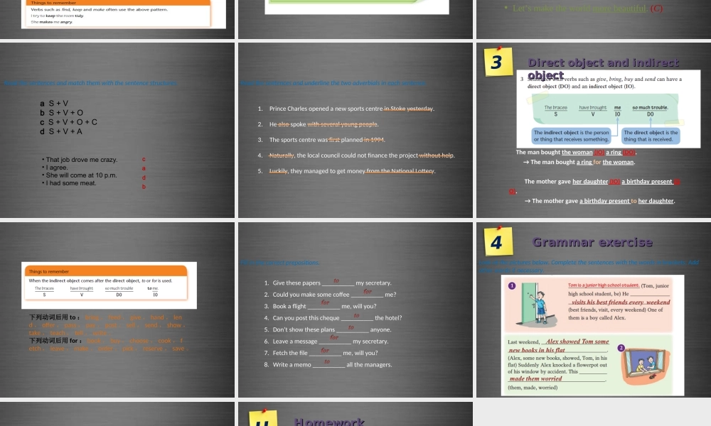 九年级英语上册 Module 2 Unit 4 Problems and advice Period 3课件 .ppt