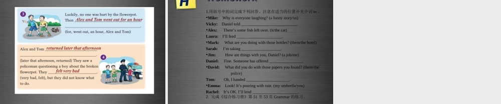 九年级英语上册 Module 2 Unit 4 Problems and advice Period 3课件 .ppt