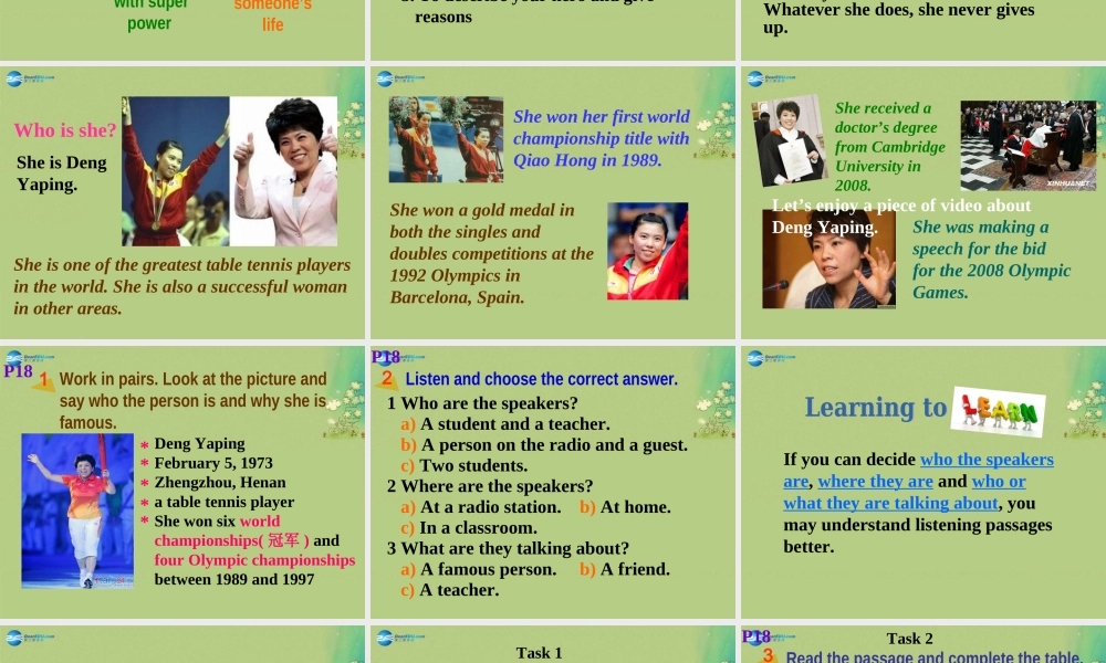 九年级英语上册 Module 3 Heroes Unit 1课件 .ppt