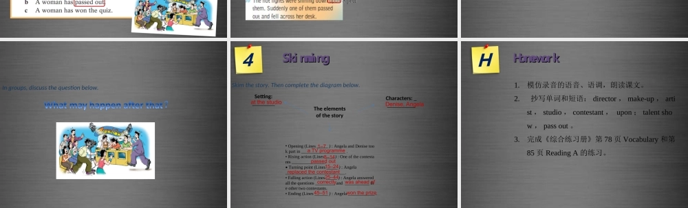 九年级英语上册 Module 3 Unit 5 Action Period 1课件 .ppt