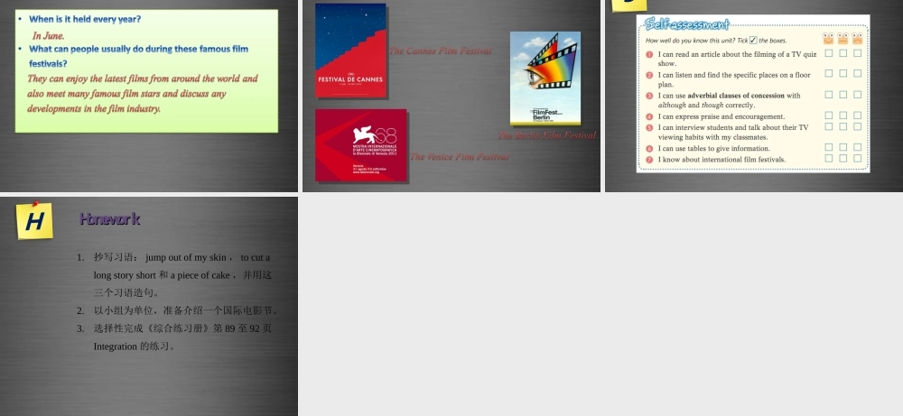 九年级英语上册 Module 3 Unit 5 Action Period 6课件 .ppt