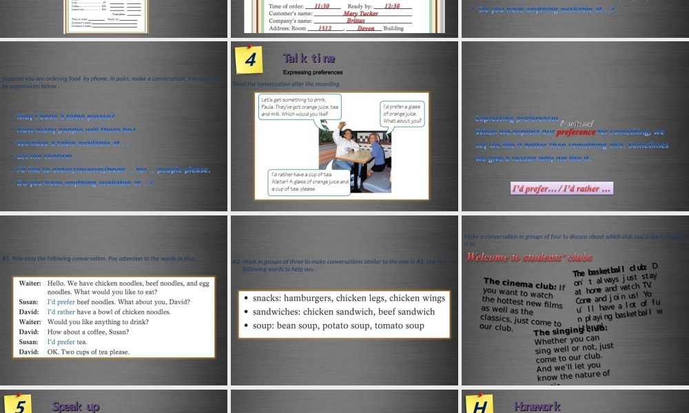 九年级英语上册 Module 3 Unit 6 Healthy diet Period 3课件 .ppt