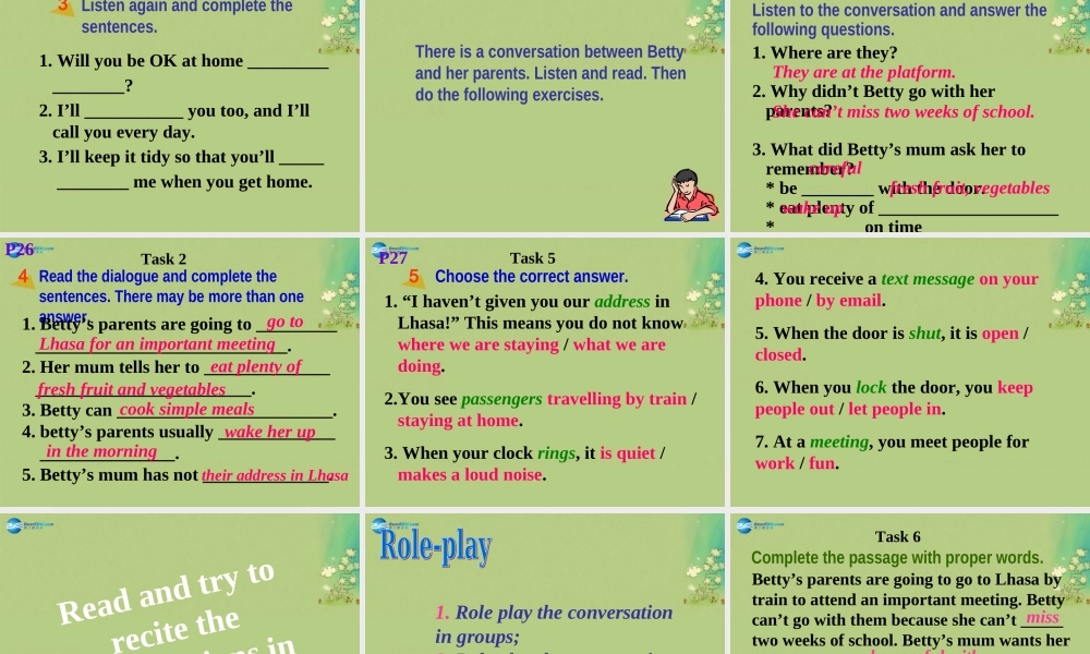 九年级英语上册 Module 4 Home alone Unit 1课件.ppt