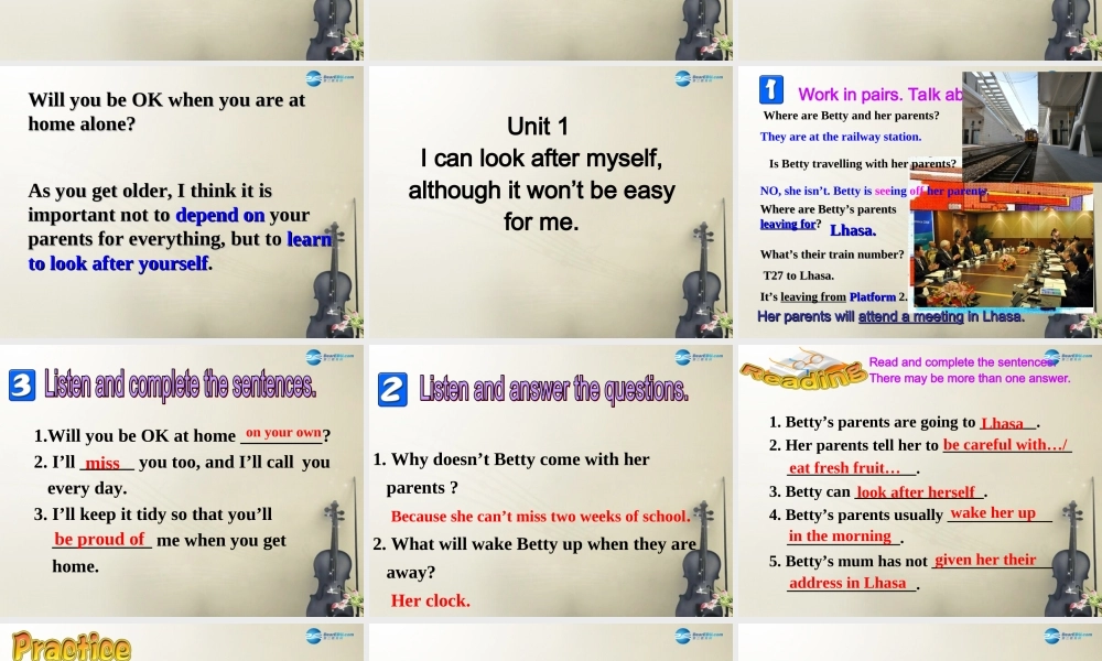 九年级英语上册 Module 4 Unit 1 I can look after myselfalthough it won’t be easy for me课件.ppt