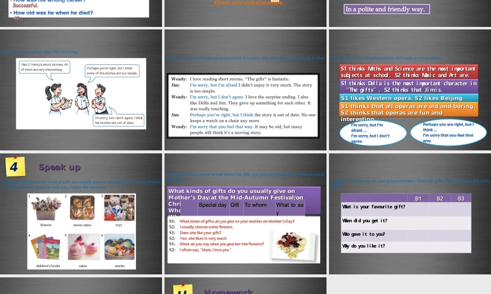 九年级英语上册 Module 4 Unit 8 Surprise endings Period 3课件 .ppt