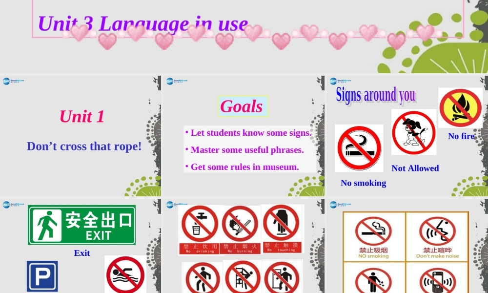 九年级英语上册 Module 5 Unit 1 Don’t cross that rope！课件.ppt