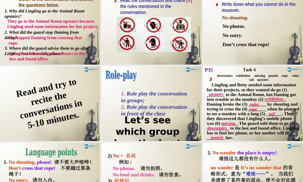 九年级英语上册 Module 5 Unit 1 Don’t cross that rope！课件1.ppt