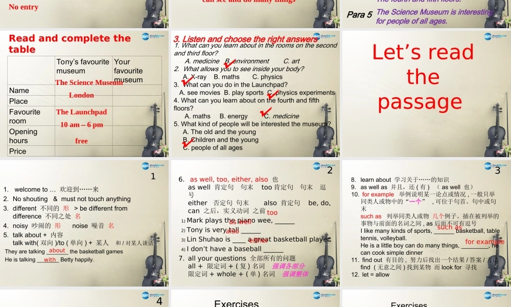 九年级英语上册 Module 5 Unit 2 If you ever go to Londonmake sure you visit the Science Museum课件2.ppt