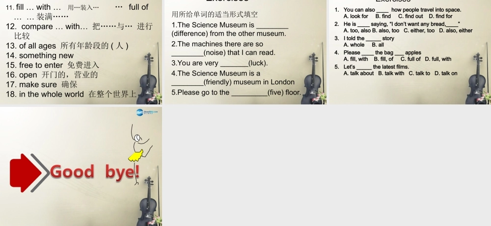 九年级英语上册 Module 5 Unit 2 If you ever go to Londonmake sure you visit the Science Museum课件2.ppt