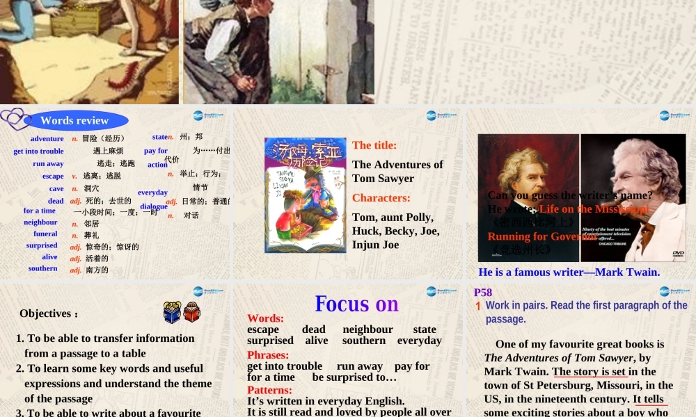 九年级英语上册 Module 7 Unit 2 It is still read and loved课件 （新版）外研版 (2).ppt