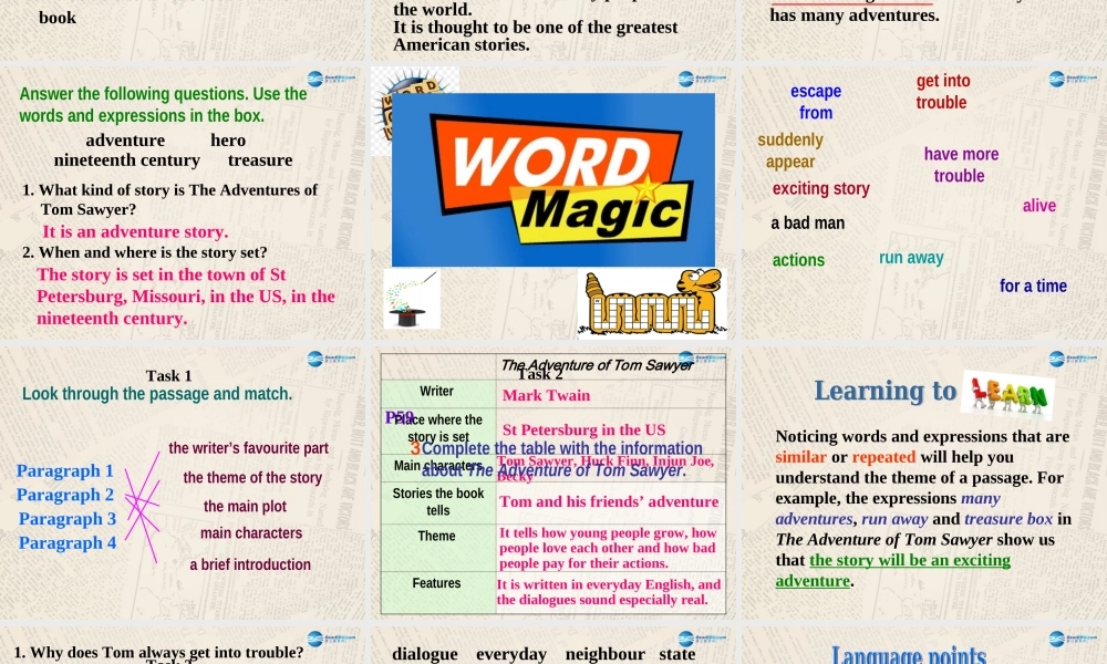 九年级英语上册 Module 7 Unit 2 It is still read and loved课件 （新版）外研版 (2).ppt