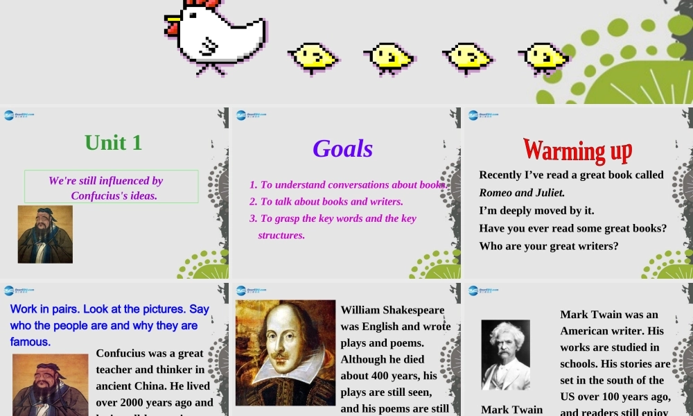 九年级英语上册 Module 7 Unit 1 We’re still influenced by Confucius’s ideas课件.ppt