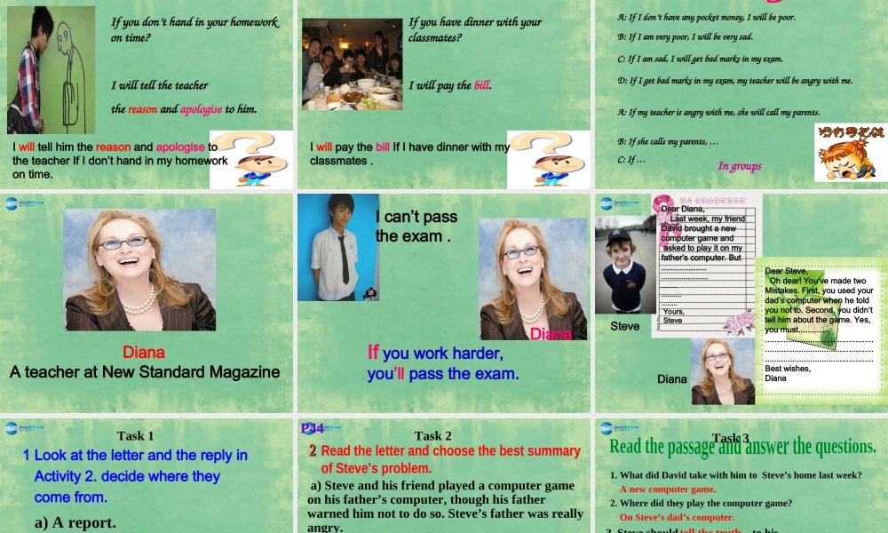 九年级英语上册 Module 6 Unit 2 If you tell him the truth nowyou will show that you are hones课件.ppt