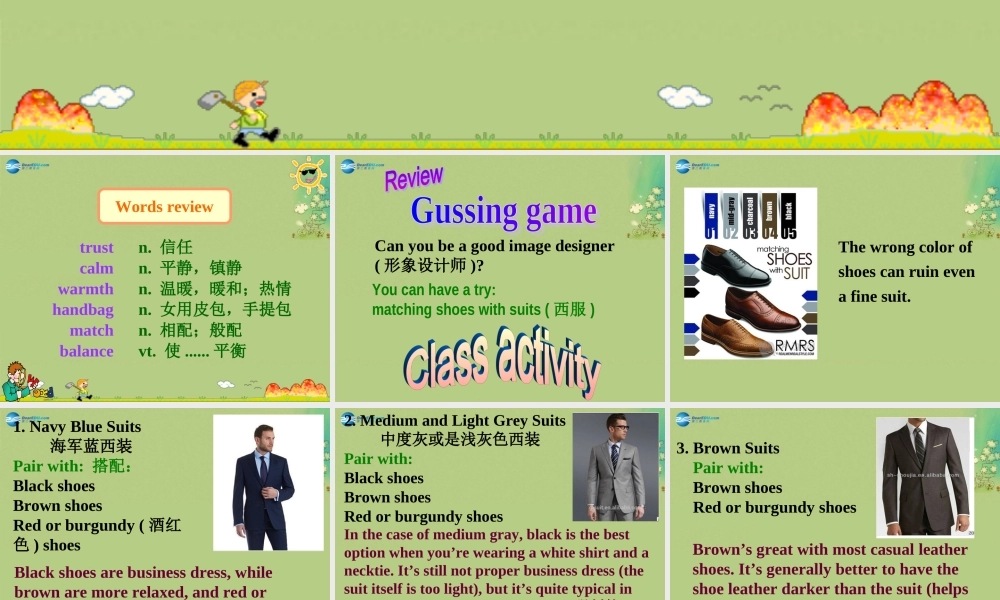 九年级英语上册 Unit 2 Colours Task课件 .ppt