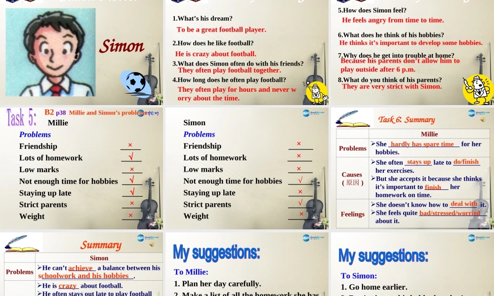 九年级英语上册 Unit 3 Teenage problems Reading课件 .ppt