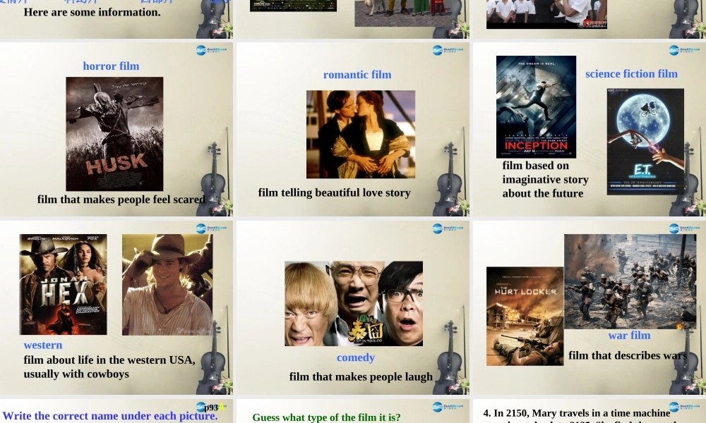 九年级英语上册 Unit 7 Films Welcome to the unit课件 .ppt