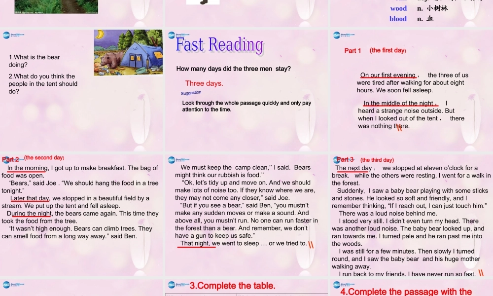 九年级英语下册 Module 4 Unit 2 We must keep the camp clean课件1 .ppt