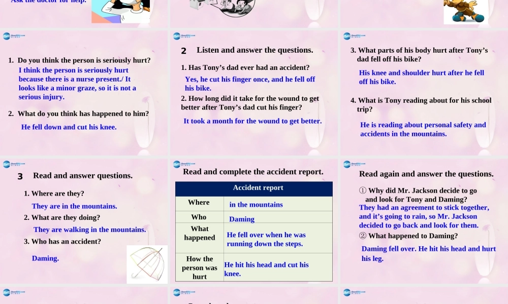 九年级英语下册 Module 5 Unit 1 We’d better get you to hospital课件 .ppt