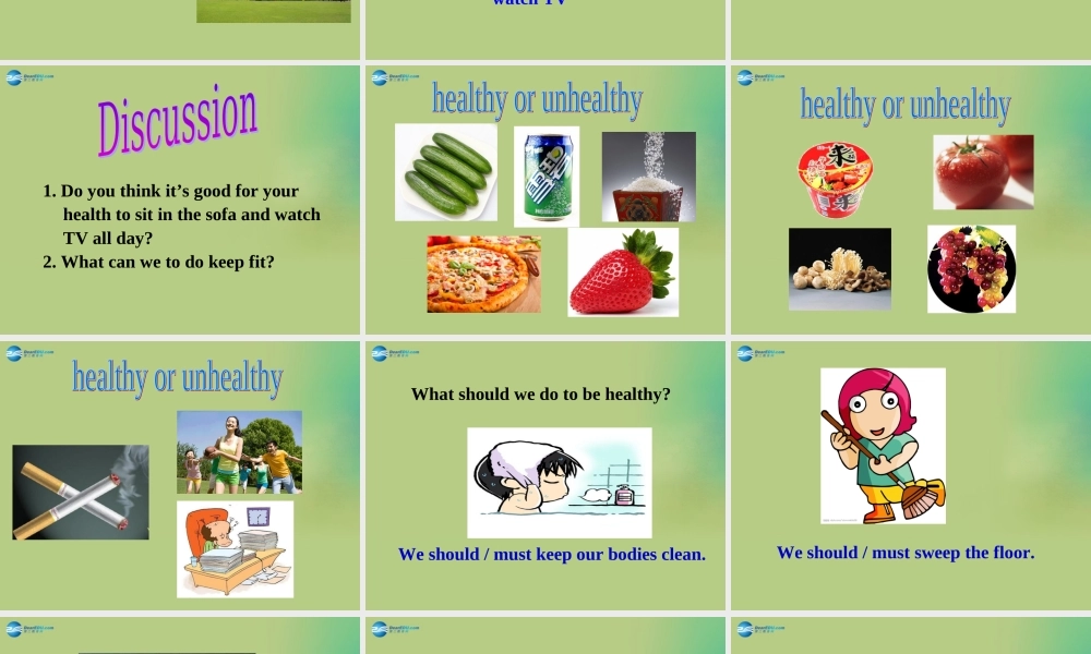 九年级英语下册 Module 5 Unit 2 Get off the sofa课件 .ppt