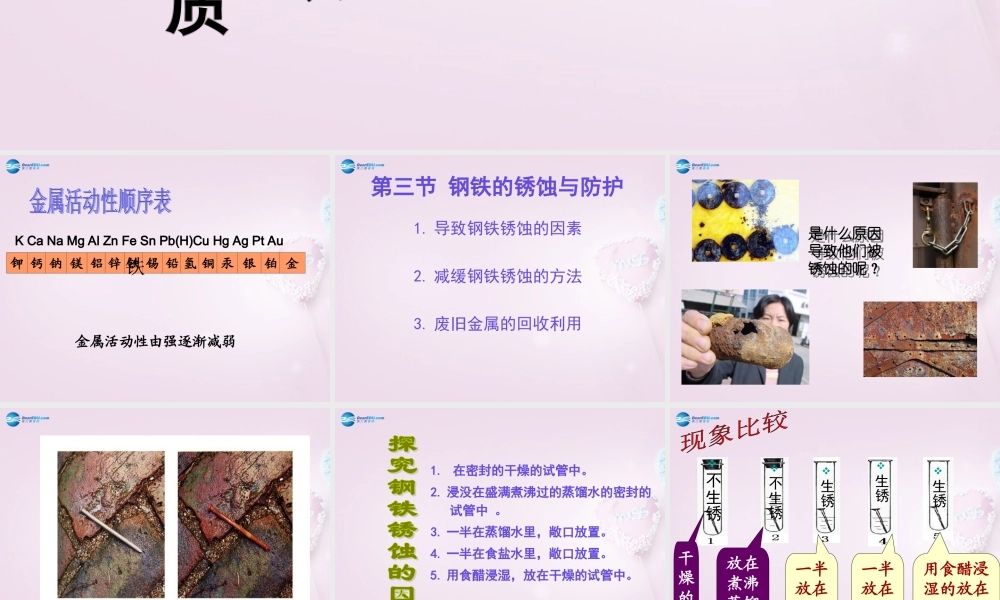 鲁教初中化学九下《9第3节 钢铁的锈蚀与防护》PPT课件 (3).ppt