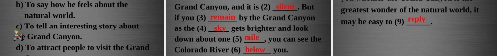 内蒙古鄂尔多斯康巴什新区第二中学九年级英语上册 Module 1 Unit 2 The Grand Canyon was not just big课件.ppt