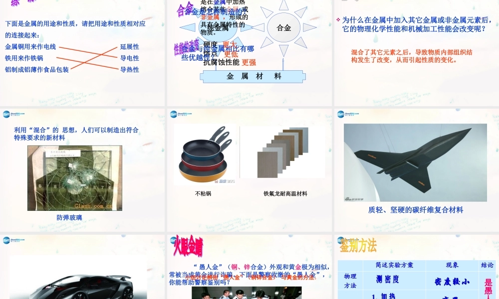 鲁教初中化学九下《9第9单元 金属》PPT课件 (2).ppt