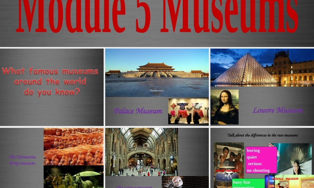 内蒙古鄂尔多斯康巴什新区第二中学九年级英语上册 Module 5 Unit 2 If you ever go to London, make sure you visit the Science Museum课件.ppt