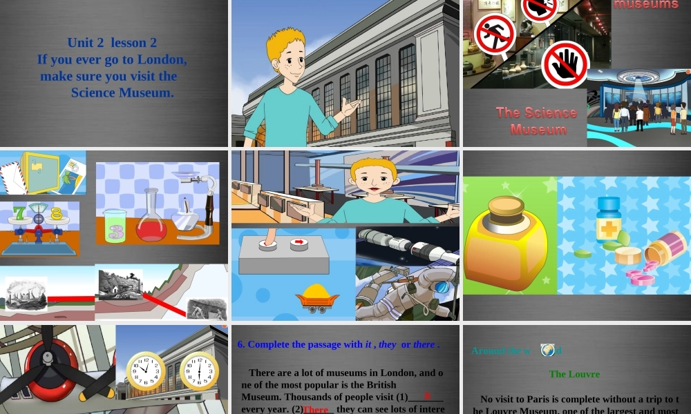 内蒙古鄂尔多斯康巴什新区第二中学九年级英语上册 Module 5 Unit 2 If you ever go to London, make sure you visit the Science Museum课件.ppt