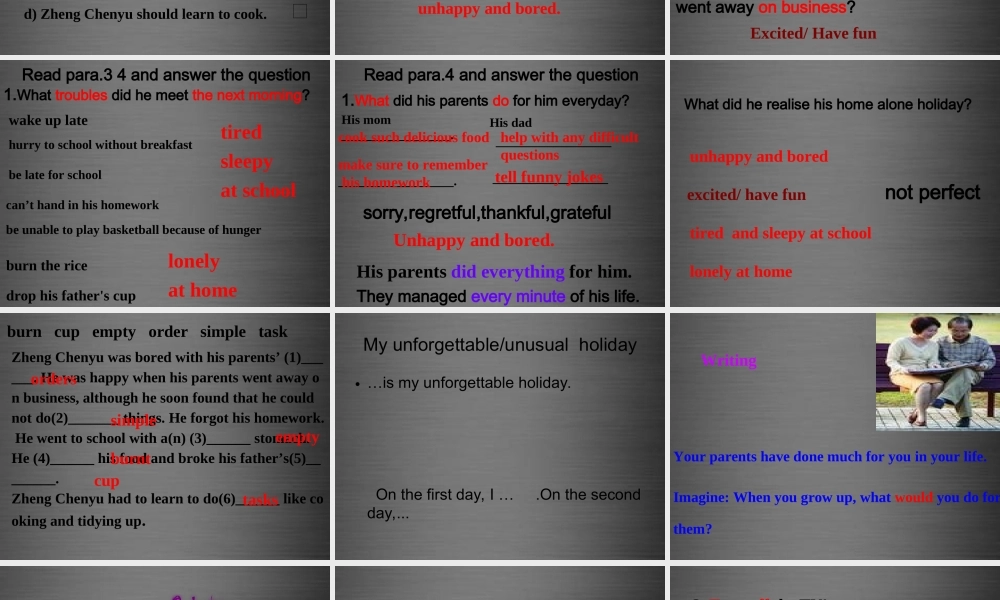 内蒙古鄂尔多斯康巴什新区第一中学九年级英语上册 Module 4 Unit 2 I became so bored with their orders that I wished they would leave me alone课件.ppt