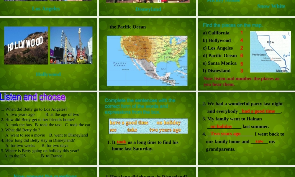 内蒙古鄂尔多斯康巴什新区第一中学七年级英语下册 Module 10 Unit 1 What did you do课件 .ppt