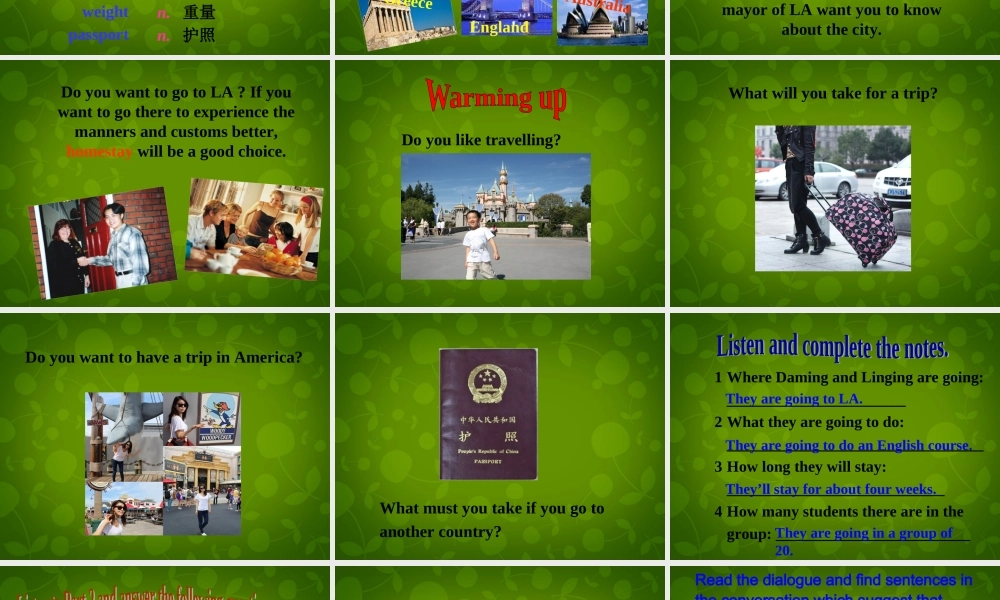 内蒙古满洲里市第六中学八年级英语下册 Module 7 Unit 1 Please write to me and send me some photos课件 .ppt