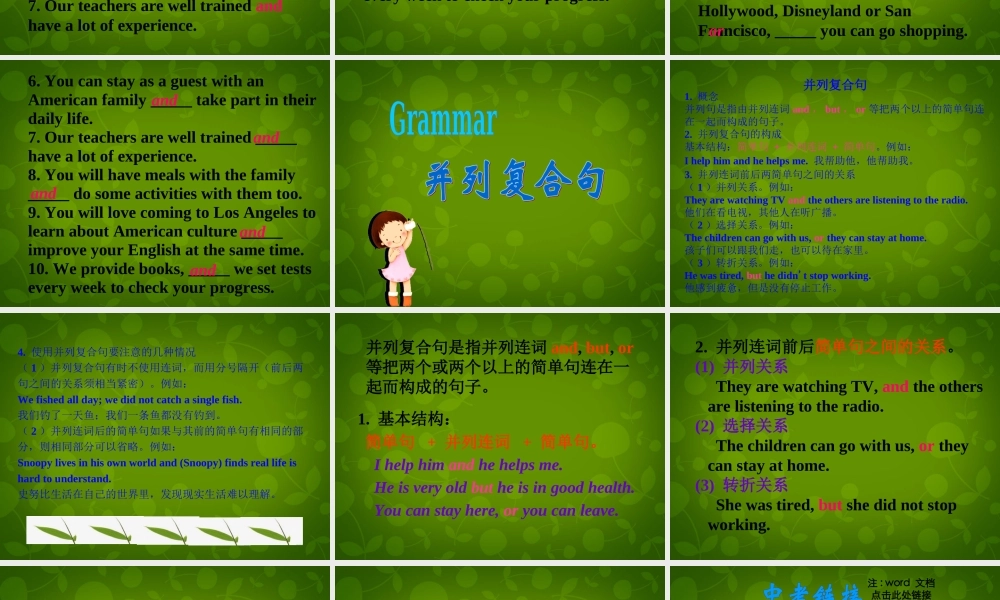 内蒙古满洲里市第六中学八年级英语下册 Module 7 Unit 3 Language in use课件 .ppt