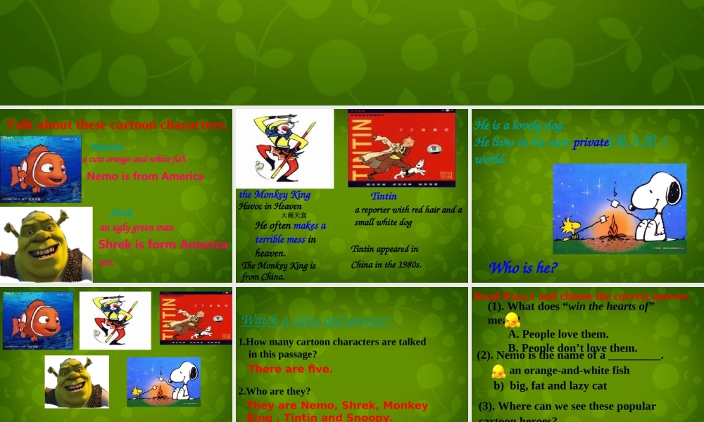 内蒙古满洲里市第五中学八年级英语下册 Module 5 Unit 2 Tintin has been popular for over eighty years课件 .ppt