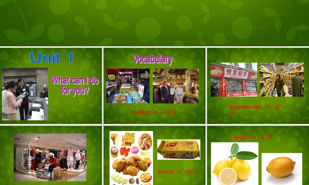 内蒙古满洲里市第五中学七年级英语下册 Module 5 Unit 1 What can I do for you课件 .ppt