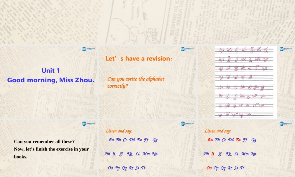 内蒙古满洲里市第五中学七年级英语上册 Starter Module 1 My teacher and friends 课件 （新版）外研版.ppt