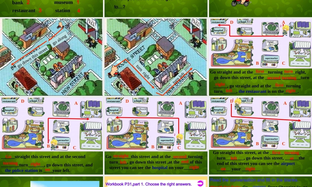 内蒙古满洲里市第五中学七年级英语下册 Module 6 Unit 1 Could you tell me how to get to the National Stadium课件 .ppt