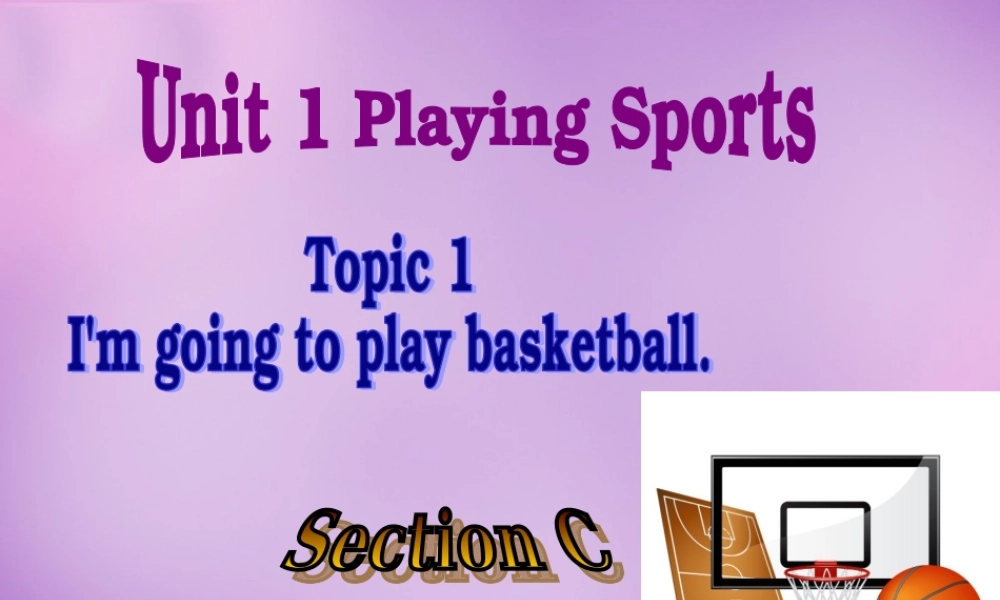 内蒙古乌海市第二十二中学八年级英语上册 Unit 1 Playing Sports Topic 1 Section C课件 （新版）仁爱版.ppt