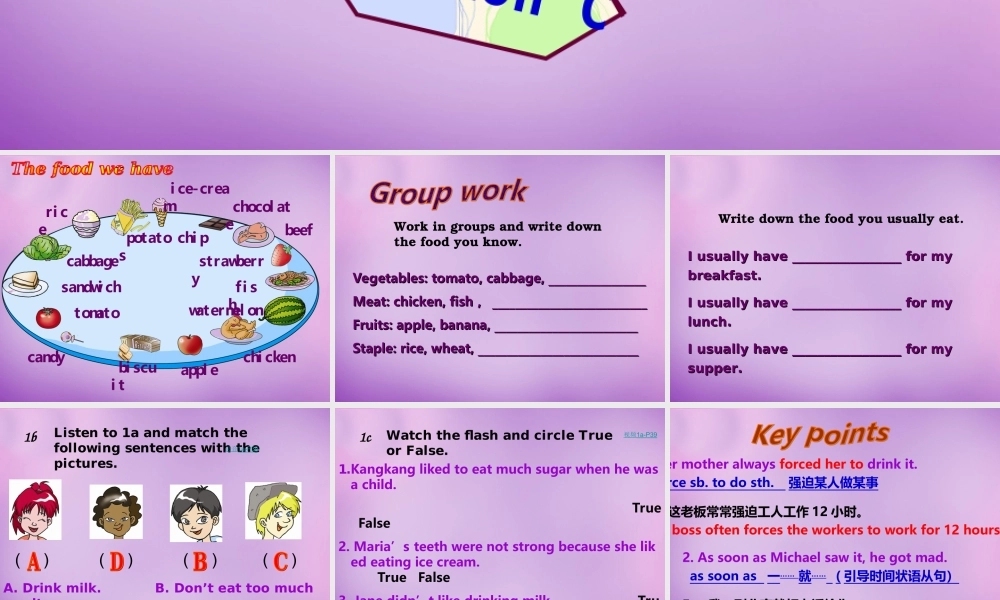 内蒙古乌海市第二十二中学八年级英语上册 Unit 2 Keeping Healthy Topic 2 Section C课件 （新版）仁爱版.ppt