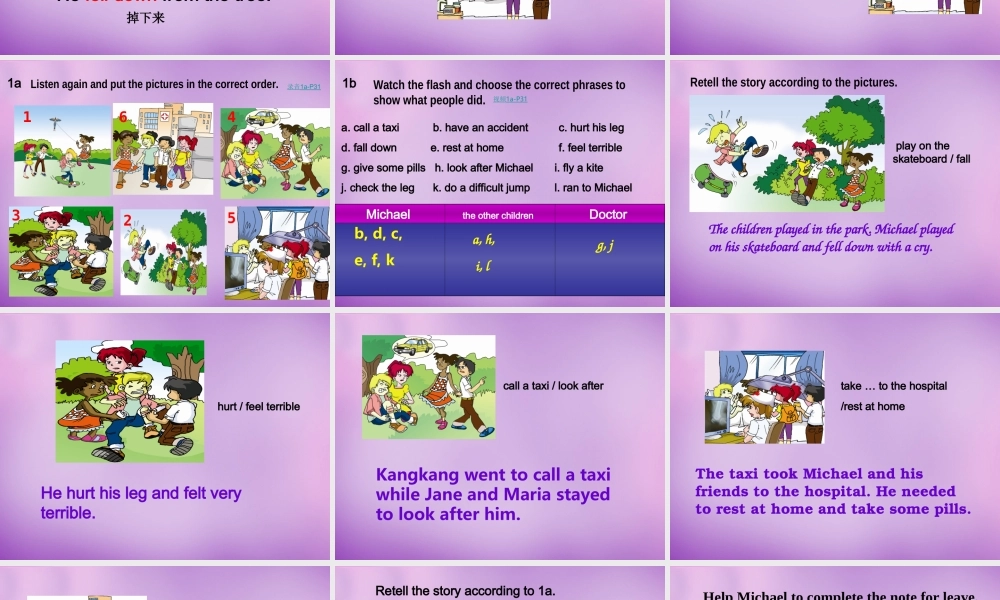 内蒙古乌海市第二十二中学八年级英语上册 Unit 2 Keeping Healthy Topic 1 Section C课件 （新版）仁爱版.ppt