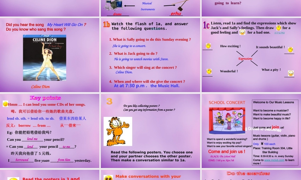 内蒙古乌海市第二十二中学八年级英语上册 Unit 3 Our Hobbies Topic 2 Section A课件 （新版）仁爱版.ppt