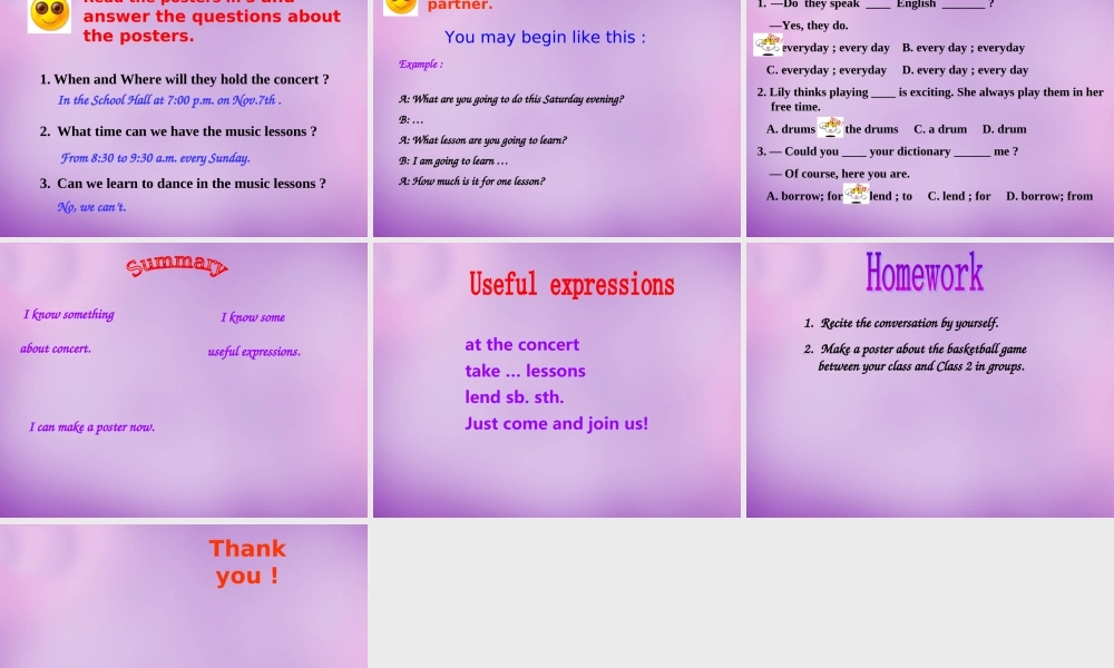 内蒙古乌海市第二十二中学八年级英语上册 Unit 3 Our Hobbies Topic 2 Section A课件 （新版）仁爱版.ppt